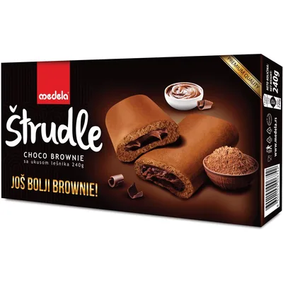 Štrudle Cho Brow Lešnik Medela 240 g