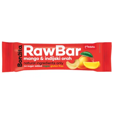 Bar Raw Bonžita Mango&ind Orah 50 g
