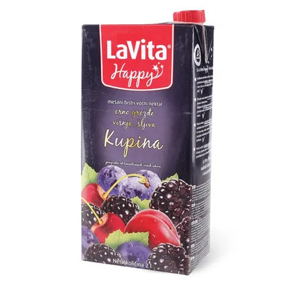 Sok Malina Brik La Vita Happy Vino Zupa 2 L