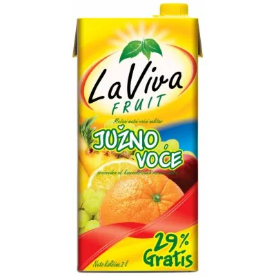 Voćni Nektar La Viva Južno Voće Brik 2 L