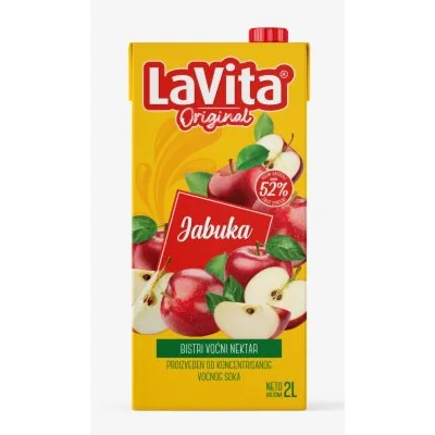 Voćni Nektar La Viva Jabuka Brik 2 L