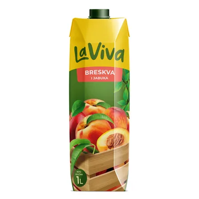 La Viva Prizma Jabuka Breskva Narandza 1 L