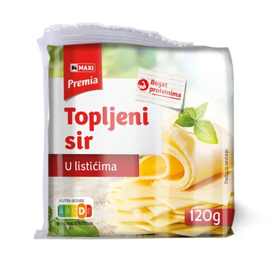 Sir Topljeni Listici Premia 120 g