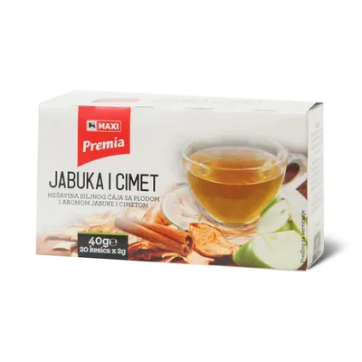 Mes.Bilj.Caja Jabuka I Cimet Maxi 40 g