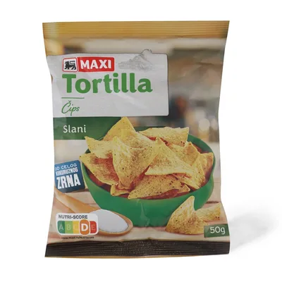 Tortilja Chips Slani Maxi 50 g