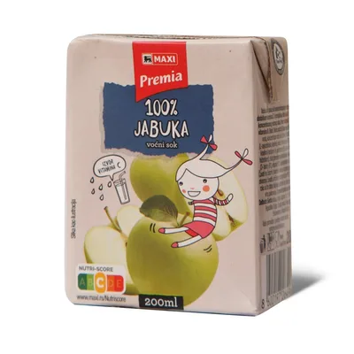 Sok Jabuka 100% Premia 200 ml