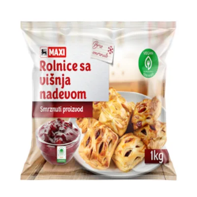 Smrznuta Rolnica Sa Visnjom Maxi 1 kg