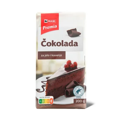 Cokolada Za Jelo I Kuvanje Maxi 200 g