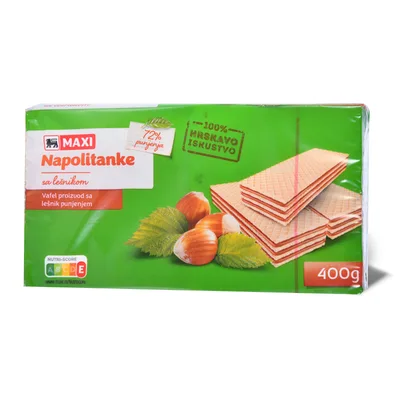 Napolitanke Sa Lesnikom Maxi 400 g