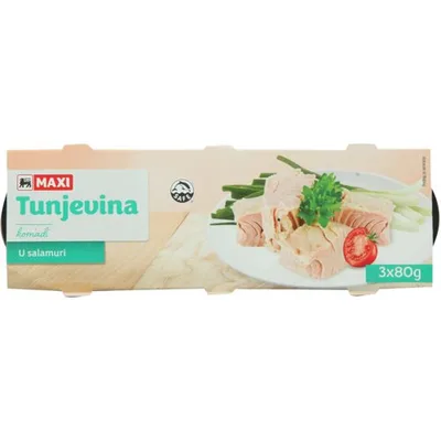 Tunjevina Komadi U Salamuri Maxi 240 g