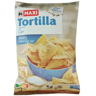 Tortilja Cips Biber&so Maxi 200 g