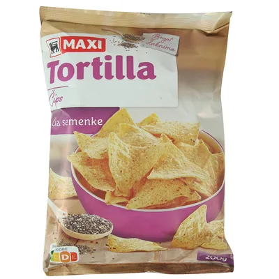 Tortilja Cips Cija Seme Maxi 200 g