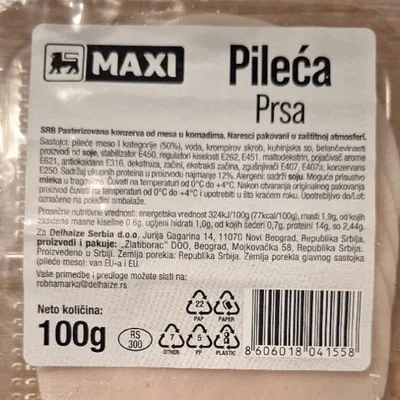 Pileca Pariska Kob.Maxi 800 g