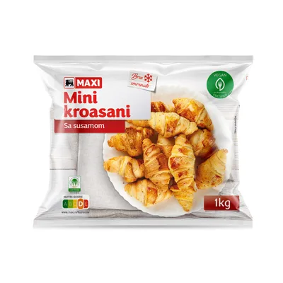 Smrznuti Mini Kroasani Maxi 1 kg