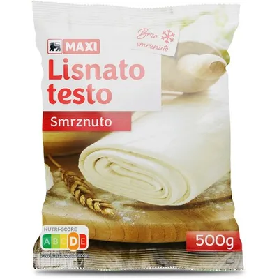 Smrznuto Lisnato Testo Maxi 500 g