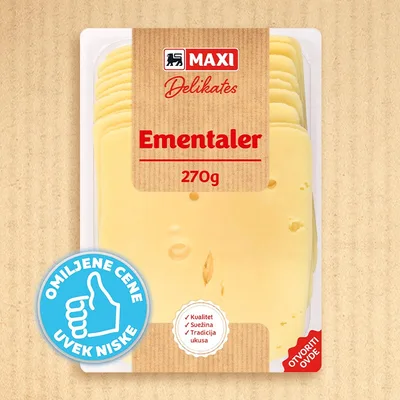 Sir Ementaler Slajs Maxi 270 g