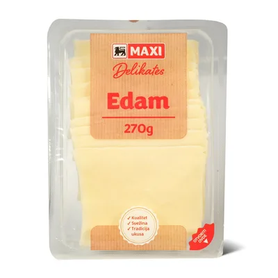 Sir Edamer Maxi Slajs 45% 270 g