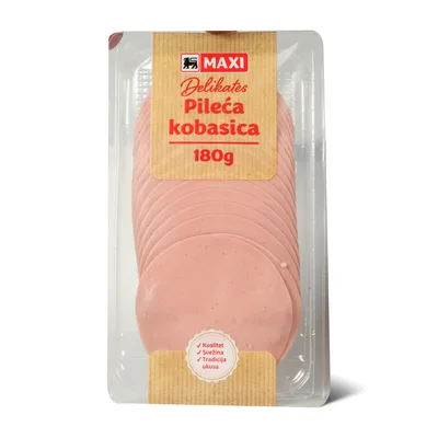 Pileca Kobasica Slajs Maxi 180 g