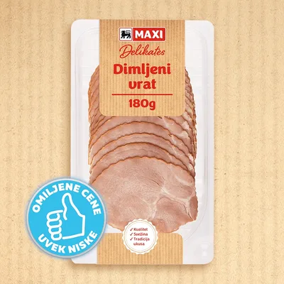 Dimljeni Vrat Slajs Maxi 180 g