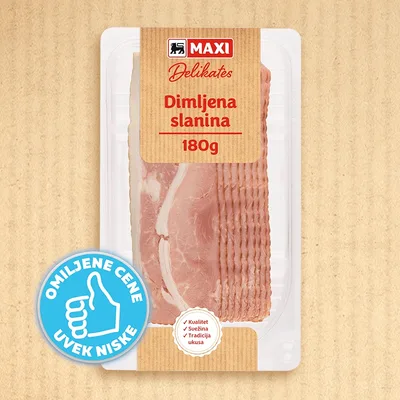 Dimljena Mesnata Slanina Maxi Rinfuz