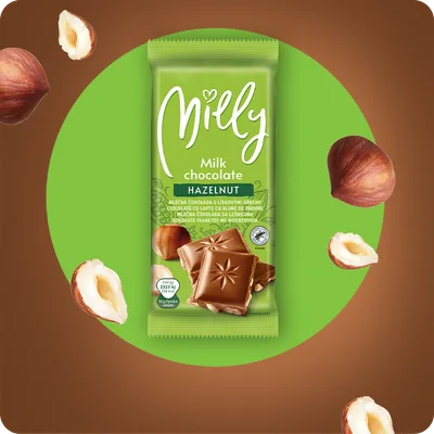 Mlecna Cokolada Sa Lesnikom Milly 100 g