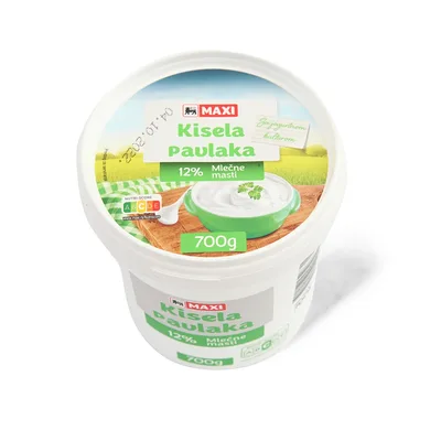 Kisela Pavlaka 12%mm Maxi 700 g