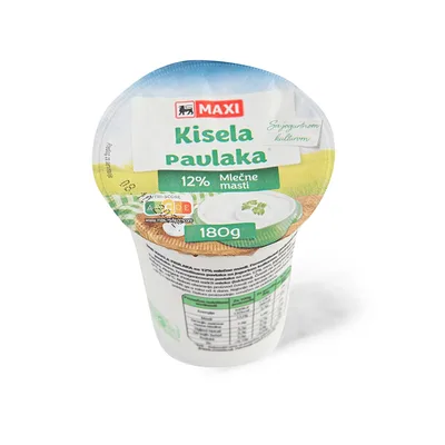 Kisela Pavlaka 12%mm Maxi 180 g
