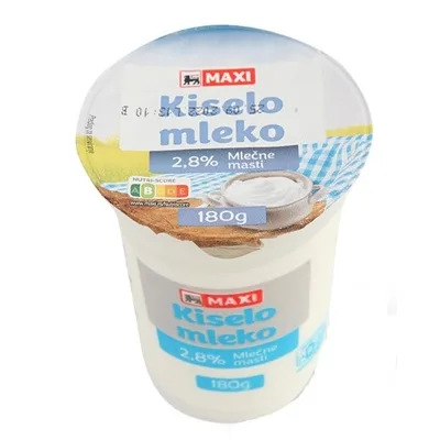 Kiselo Mleko 2.8%mm Maxi 180 g
