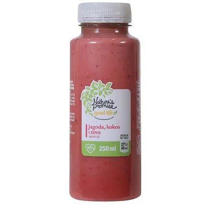 Smoothie Jagoda,kokos,zova Np 250 ml