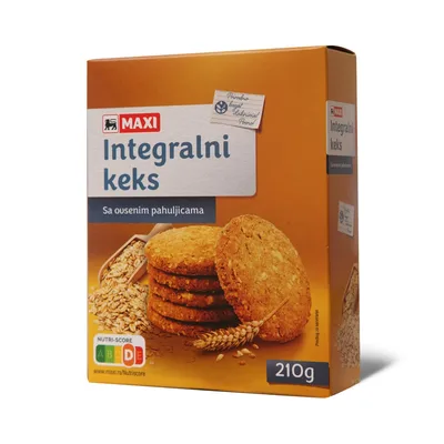 Keks Cookies Smokva Maxi 123 g