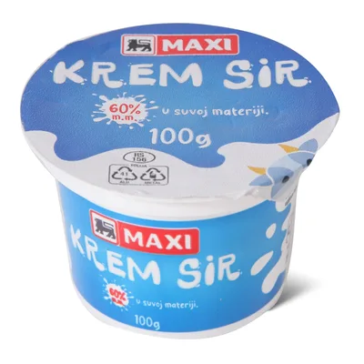 Krem Sir Classic 60% Mm Maxi 100 g