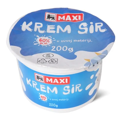 Krem Sir Classic 60%mm Maxi 200 g
