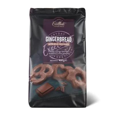 Excellent Gingerbread Sa Mlec.Cokol 400 g