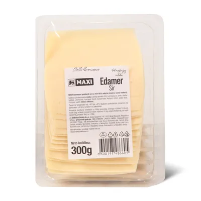 Sir Edam 45% Maxi Slajs 300 g