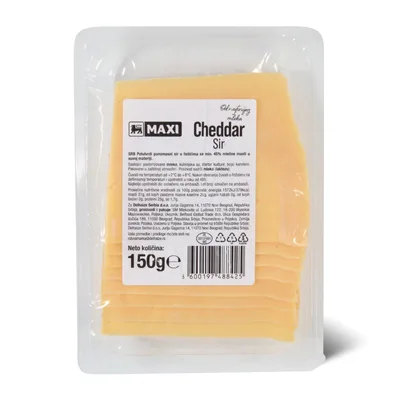 Sir Cheddar Maxi Slajs 150 g