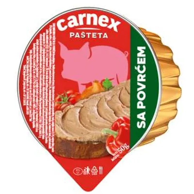 Carnex Pasteta Sa Povrcem 50 g