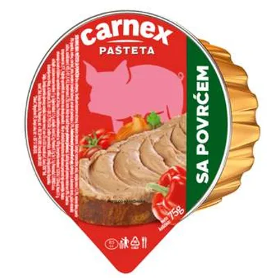 Carnex Pasteta Sa Povrcem 75 g
