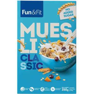 Musli Klasik Fun&fit 250 g