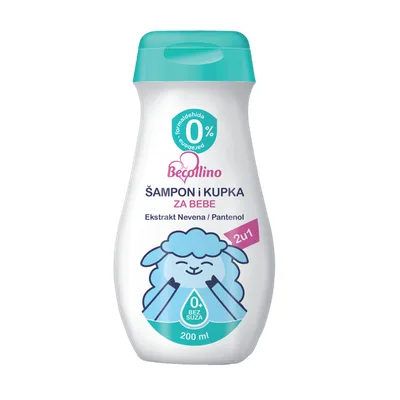 Sampon I Kupka Za Bebe Becollino 2u1 500 ml