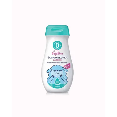 Šampon Becollino I Gratis Kupka Za Bebe Becollino 200 ml