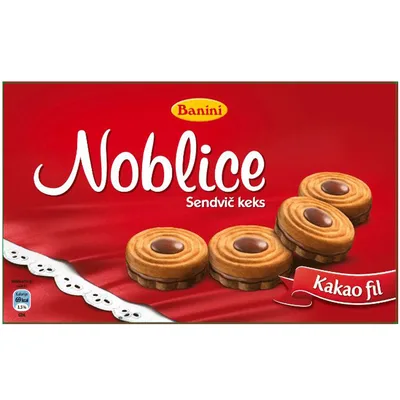 Keks Noblice Kokos Banini 250 g
