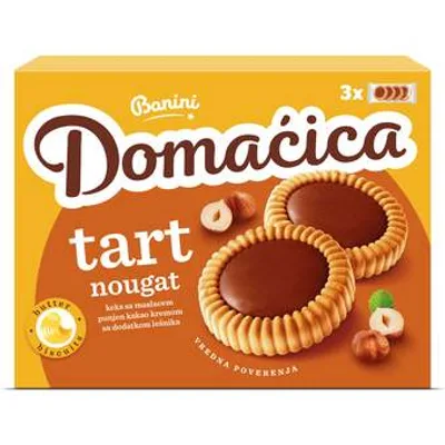Keks Domacica Tart Nugat Banini Jaffa 210 g