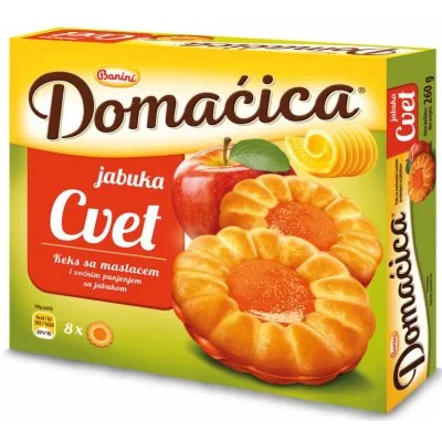 Keks Domacica Cvet Jabuka 260 g