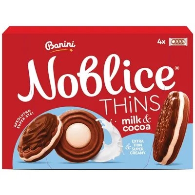 Keks Noblice Milk&cocoa 190 g