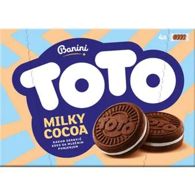 Keks Banini Toto Milk 195 g