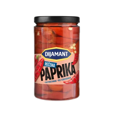 Dijamant Masline Zelene Sa Paprikom 350 g