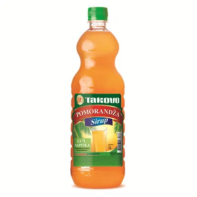 Sirup Pomorandza Pet Takovo 1 L