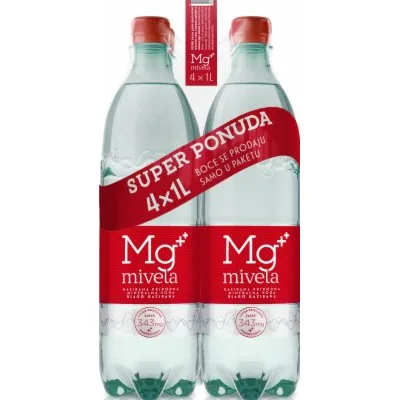 Voda Blago Gazirana Mg Mivela 4 L