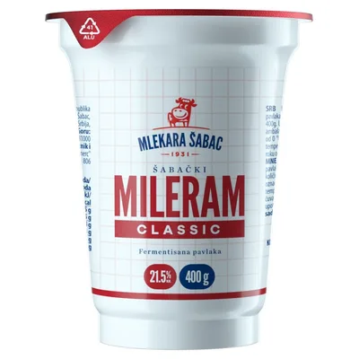 Mileram 21.5% 400 Mlekara Sabac