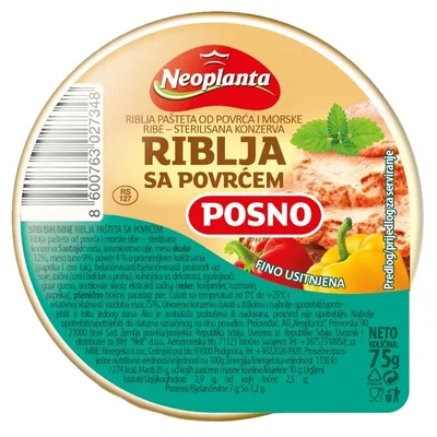 Neoplanta Namaz Moja Riblja 75 g